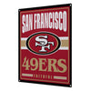 San Francisco 49ers NFL Metal Tacker Wall Sign