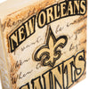 New Orleans Saints NFL Team Logo Wall Plaque