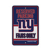 New York Giants NFL Road Sign