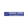 Buffalo Bills NFL Stadium Street Sign