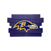 Baltimore Ravens NFL Staggered Wood Logo Sign