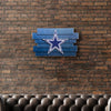 Dallas Cowboys NFL Staggered Wood Logo Sign