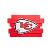 Kansas City Chiefs NFL Staggered Wood Logo Sign