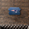 New England Patriots NFL Staggered Wood Logo Sign