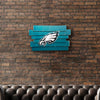 Philadelphia Eagles NFL Staggered Wood Logo Sign