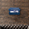Seattle Seahawks NFL Staggered Wood Logo Sign