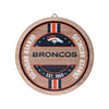 Denver Broncos NFL Wooden Barrel Sign