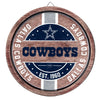 Dallas Cowboys NFL Wooden Barrel Sign