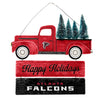 Atlanta Falcons NFL Wooden Truck With Tree Sign
