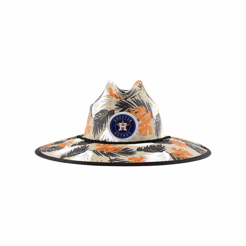 Houston Astros MLB Floral Straw Hat