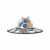 New York Mets MLB Floral Printed Straw Hat