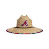 Atlanta Braves MLB Floral Straw Hat
