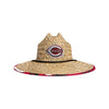 Cincinnati Reds MLB Floral Straw Hat