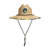 Milwaukee Brewers MLB Floral Straw Hat