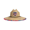 Minnesota Twins MLB Floral Straw Hat