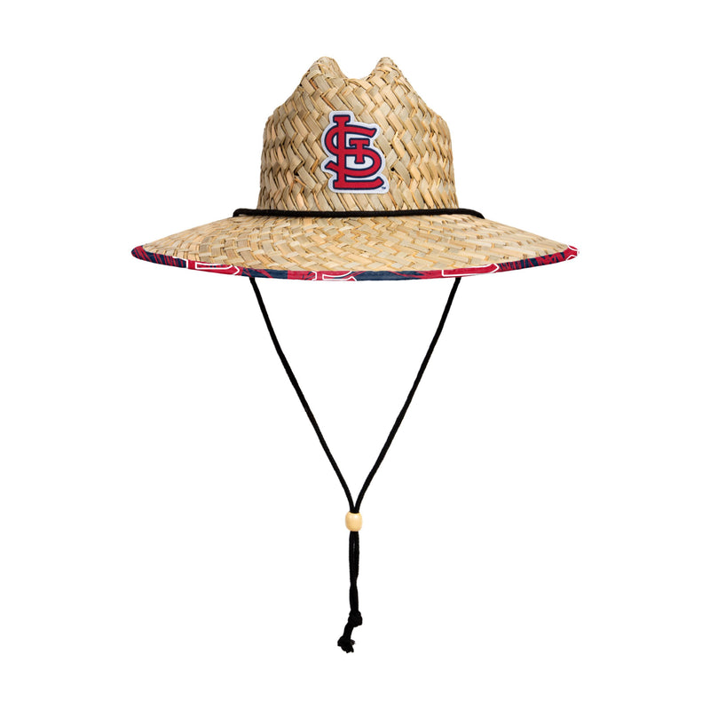 St Louis Cardinals MLB Floral Straw Hat