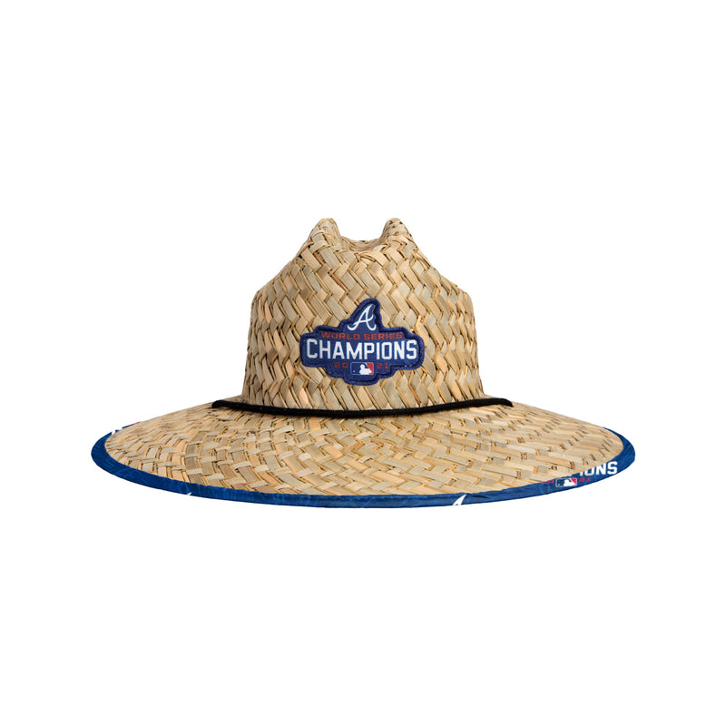 Atlanta Braves MLB 2021 World Series Champions Straw Hat