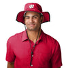Wisconsin Badgers NCAA Solid Boonie Hat