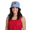 Nebraska Cornhuskers NCAA Denim Bucket Hat