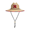 Nebraska Cornhuskers NCAA Floral Straw Hat