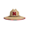 Nebraska Cornhuskers NCAA Floral Straw Hat