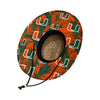 Miami Hurricanes NCAA Floral Straw Hat