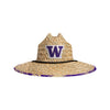 Washington Huskies NCAA Floral Straw Hat