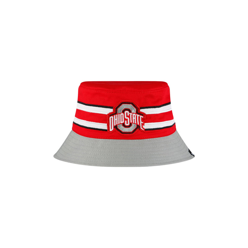 Wisconsin Badgers Team Stripe Bucket Hat FOCO