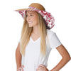 Alabama Crimson Tide NCAA Womens Floral Straw Hat