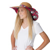 Georgia Bulldogs NCAA Womens Floral Straw Hat