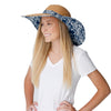 Penn State Nittany Lions NCAA Womens Floral Straw Hat