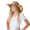 Tennessee Volunteers NCAA Womens Floral Straw Hat