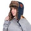 Chicago Bears NFL Big Logo Trapper Hat With Face Cover
