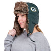 Green Bay Packers NFL Big Logo Trapper Hat With Face Cover
