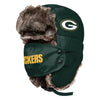Green Bay Packers NFL Big Logo Trapper Hat With Face Cover
