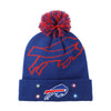 Buffalo Bills NFL Cropped Logo Light Up Knit Beanie