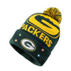Green Bay Packers NFL Cropped Logo Light Up Knit Beanie