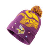 Minnesota Vikings NFL Cropped Logo Light Up Knit Beanie