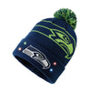 Seattle Seahawks NFL Cropped Logo Light Up Knit Beanie