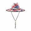 Buffalo Bills NFL Floral Printed Straw Hat