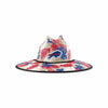 Buffalo Bills NFL Floral Printed Straw Hat