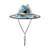 Carolina Panthers NFL Floral Printed Straw Hat