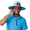 Carolina Panthers NFL Floral Printed Straw Hat