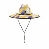 Minnesota Vikings NFL Floral Printed Straw Hat