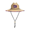 New York Giants NFL Floral Straw Hat