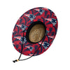New England Patriots NFL Floral Straw Hat