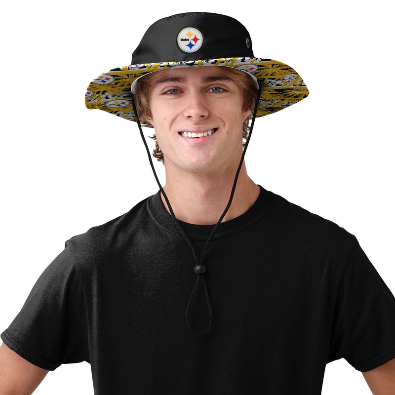 Pittsburgh Steelers NFL Solid Hybrid Boonie Hat