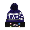Baltimore Ravens NFL Snow Stealer Light Up Beanie