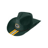 Green Bay Packers NFL Team Stripe Cowboy Hat