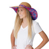 Buffalo Bills NFL Womens Floral Straw Hat